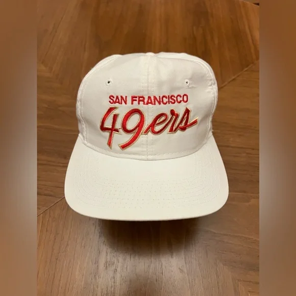 Vintage San Francisco 49ers Sports Specailties Script SnapBack NFL - Picture 1 of 6